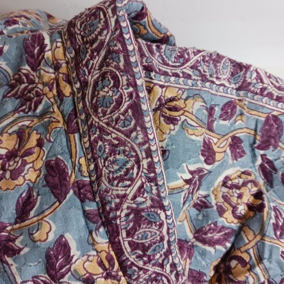 Anthropologie Antik Batik Vineyard Quilted Jacquard Jacket - Picture 11 of 11